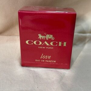 Coach Love Eau de Parfum — Red & Gold Box new sealed 30 ml 1 fl onz